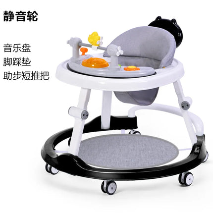 Andador para bebé, anti-piernas, multifuncional, anticaída, antivuelco, para niña, niño, caminar, puede sentarse en el carrito en forma de U