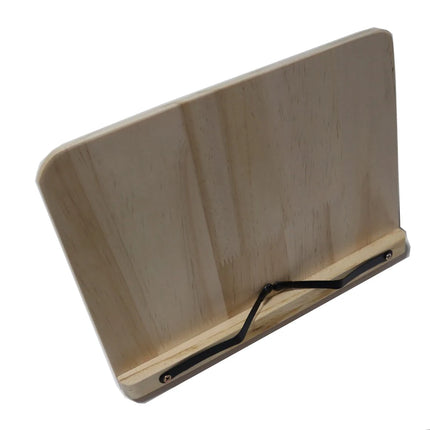 Bandeja de Soporte de Libros Ajustable y Portátil – Clips de Página para Lectura y Cocina