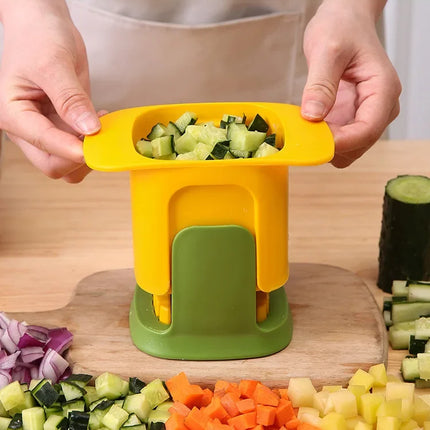 Vegetable Chopper Onion Dicing Artifact French Fries Slicer Kitchen Gadget Cucumber Potato Slicer Fruit Veggie Cutting Tool