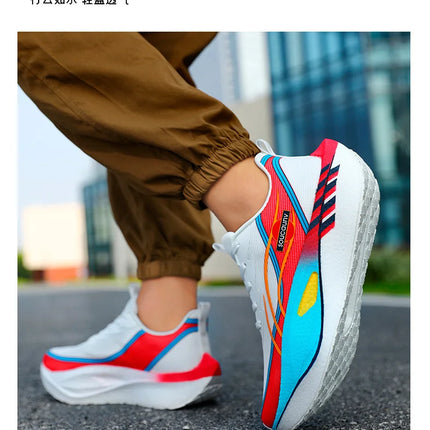 Zapatillas para correr para hombre, tabla de carbono, deportes especiales para maratón, transpirables, ligeras, cómodas zapatillas deportivas antideslizantes para mujer