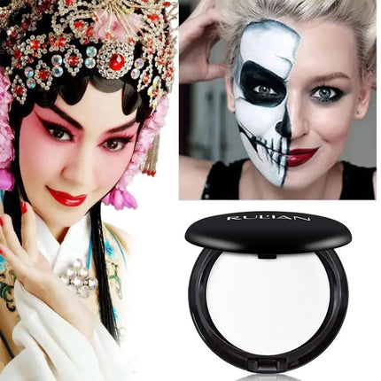 Base de maquillaje blanca, crema correctora, Cosplay, maquillaje de zombis blanco, crema facial, cara de Halloween, cosméticos duraderos para todo el día