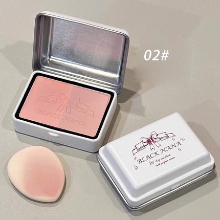 Rubor de niebla suave con forma de corazón francés, baja saturación, puro deseo, maquillaje coreano, maquillaje, rouge, maquillaje