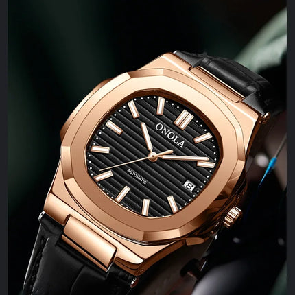 Reloj Mecánico Automático ONOLA para Hombre – Elegancia, Precisión y Resistencia