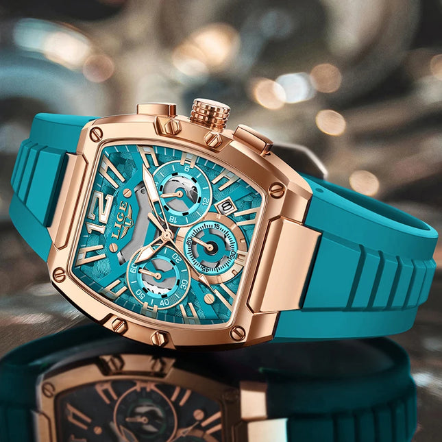 Reloj LIGE Militar de Lujo para Hombre – Deportivo, Casual e Impermeable