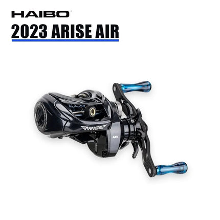 Haibo 25/23 nuevo ARISE AIR/ELITE AMC + carrete De Pesca De Baitcasting De fibra De carbono HandIe 11B + 1RB Carretilha De Pesca De fundición larga