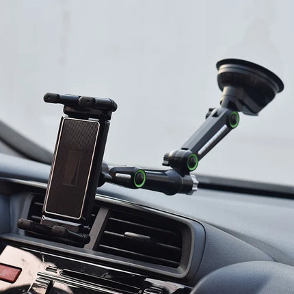 Soporte para tableta de coche, soporte con ventosa de brazo largo para iPad Pro Air de 4-13 pulgadas, tableta Xiaomi, SUV, camión, elevador de vehículo, ventana de parabrisas Uber