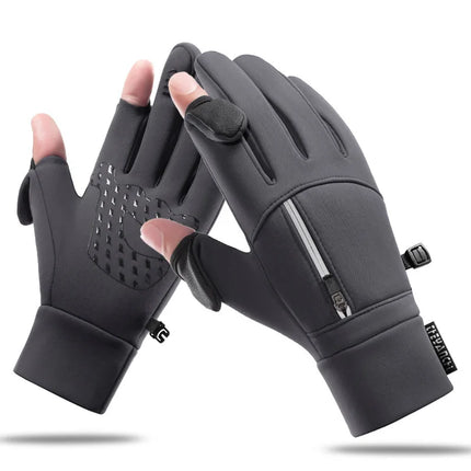 Guantes Cálidos Impermeables de Invierno – A Prueba de Viento y con Pantalla Táctil para Hombres y Mujeres