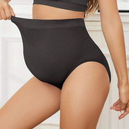 3 uds nueva ropa interior transpirable y cómoda de cintura alta para mujeres embarazadas sin costuras y ajustadas