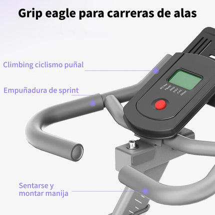 Bicicleta Spinning Bicicleta Estática De Casa Ultrasilenciosa Para Ejercicio En Interiores, Equipo Deportivo De Entrenamiento, Carga Máxima De 120kg, Bicicleta Con Volante Estacionario Para Fitness Con