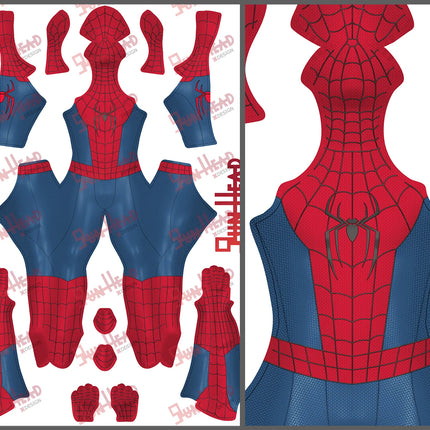Nuevo día Spiderman Cosplay nuevos trajes de superhéroe LICRA Zentai trajes Spidey niños trajes disfraz de Halloween niños adultos