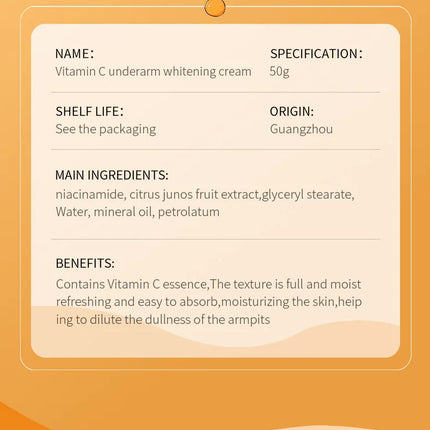 SADOER loción corporal con vitamina C, crema hidratante para el cuidado del cuerpo de las axilas, nutritiva, antisecado, cremas exfoliantes suaves y tiernas, cuidado de la piel