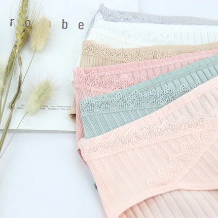 Bragas de maternidad de cintura baja, bragas de maternidad transpirables de algodón puro, bragas de maternidad cómodas sin costuras para mujer