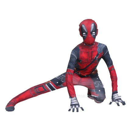 Disfraz de Deadpool para niños, regalos de superhéroe, mono de Deadpool, disfraces para niños, traje de superhéroes para niños, disfraz de Halloween para niños
