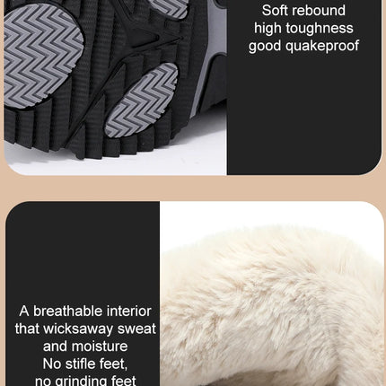 Botas de nieve para exteriores para niños, zapatos deportivos cómodos y cálidos de alta calidad, botas de algodón a la moda, zapatos de felpa antideslizantes para Otoño e Invierno