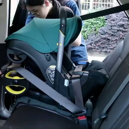 Cochecito de bebé 4 en 1, asiento de coche para cochecitos recién nacidos, carrito de seguridad, carro ligero y plegable