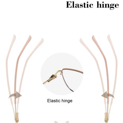 VICKY, nueva moda, Simple, ojo de gato, diseño de marco personalizado, gafas de lectura antiluz azul para mujer, prescripción personalizable