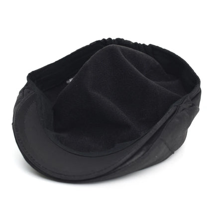 Invierno otoño moda Newsboy Cap hombres mujeres cálido Vintage Casual boinas Gatsby sombrero plano gorra con visera ajustable