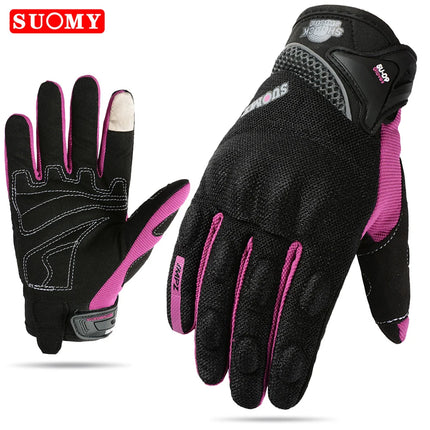 Suomy Guantes de Moto Guantes de Moto pantalla táctil Guantes transpirables Guantes de Moto carreras verano primavera hombres mujeres Luva Moto DH