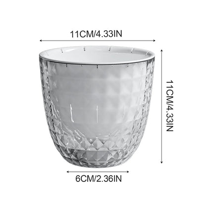 Maceta de flores perezosa, maceta hidropónica automática absorbente de agua, maceta de plástico transparente de doble capa, maceta de riego para el hogar