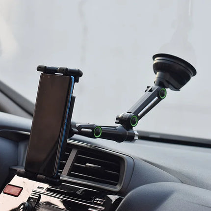 Soporte para tableta de coche, soporte con ventosa de brazo largo para iPad Pro Air de 4-13 pulgadas, tableta Xiaomi, SUV, camión, elevador de vehículo, ventana de parabrisas Uber