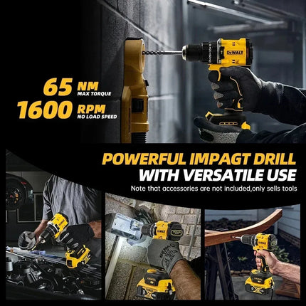 DEWALT 805 – Taladro Inalámbrico sin Escobillas 20V | Herramienta Eléctrica Compacta de Alta Precisión