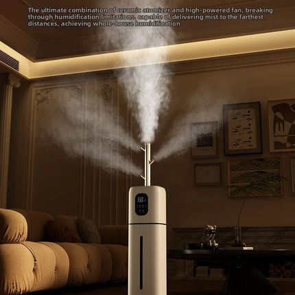 Humidificador de capacidad ultragrande de 9L, humedad constante inteligente + esterilización UV, Control WIFI, dormitorio, sala de estar y oficina
