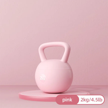 Kettlebells suaves con Base antideslizante resistente a impactos, juegos de pesas de entrenamiento de agarre ancho para levantamiento de pesas en el hogar