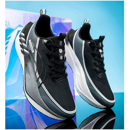 Zapatillas para correr para hombre, tabla de carbono, deportes especiales para maratón, transpirables, ligeras, cómodas zapatillas deportivas antideslizantes para mujer