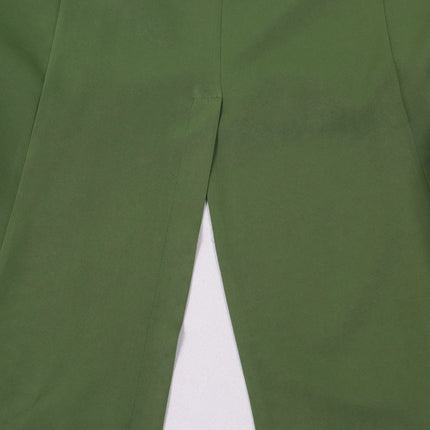 Conjunto de chaqueta larga X de manga larga para mujer, abrigo + traje de pantalón largo, ropa de calle de primavera 2025, conjunto de dos piezas, trajes de trabajo de África OL