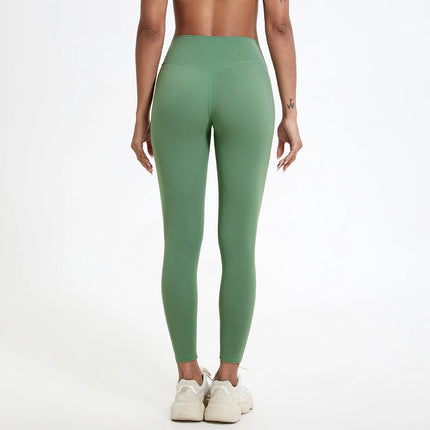 Hearuisavy-mallas de cintura alta de telas súper suaves, pantalones de Yoga para gimnasio de secado rápido, mallas de entrenamiento para correr, mallas deportivas de realce para mujer