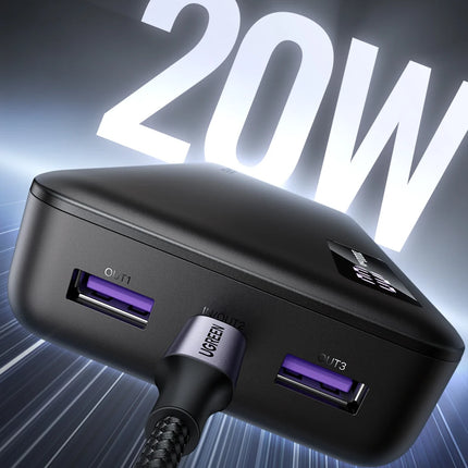 UGREEN 20000mAh PD 20W banco de energía carga rápida banco de energía portátil para iPhone 17 16 15 Pro Max Xiaomi teléfono batería externa 30W