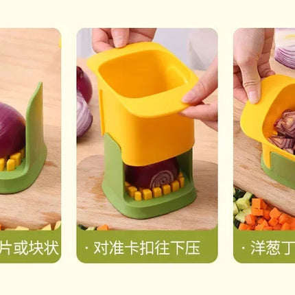Vegetable Chopper Onion Dicing Artifact French Fries Slicer Kitchen Gadget Cucumber Potato Slicer Fruit Veggie Cutting Tool