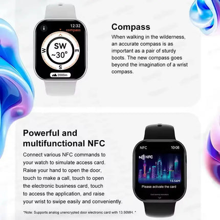DTNew 2025 Original para Apple Watch 10 reloj inteligente hombres temperatura corporal Bluetooth llamada NFC GPS deportes mujeres SmartWatch para Apple