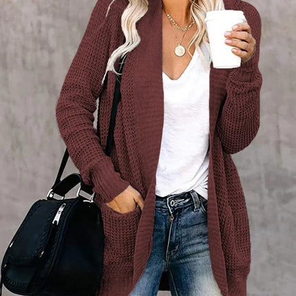 Cárdigan de moda para Mujer, suéter de punto Harajuku, chaqueta básica, Ropa de Mujer, abrigo fino, ropa de calle, Ropa nueva para Mujer