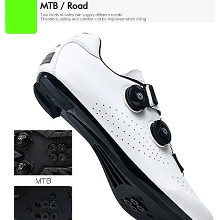 Zapatillas de ciclismo MTB para hombre, botas deportivas para bicicleta de carretera, zapatillas planas de velocidad de carreras, calzado para bicicleta de montaña, zapatos de ciclismo con Pedal Spd