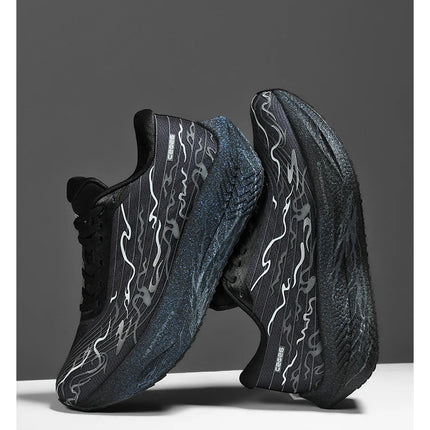 Zapatillas de correr con placa de carbono MIX 5,0 para hombres y mujeres, zapatillas de entrenamiento de absorción de impacto con rebote estable para carreras de maratón