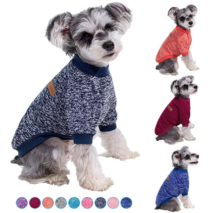 Chaqueta para cachorros y gatos, ropa cálida de invierno para perros pequeños, abrigo para Chihuahua, ropa Schnauzer Pug, sudaderas, disfraces informales para mascotas