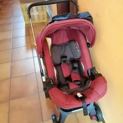 Cochecito de bebé 4 en 1, asiento de coche para cochecitos recién nacidos, carrito de seguridad, carro ligero y plegable