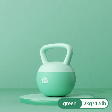 Kettlebells suaves con Base antideslizante resistente a impactos, juegos de pesas de entrenamiento de agarre ancho para levantamiento de pesas en el hogar