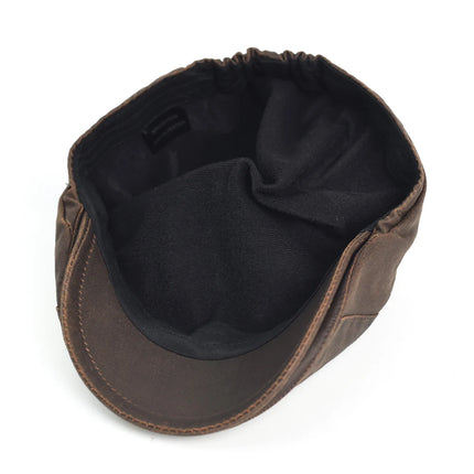 Invierno otoño moda Newsboy Cap hombres mujeres cálido Vintage Casual boinas Gatsby sombrero plano gorra con visera ajustable