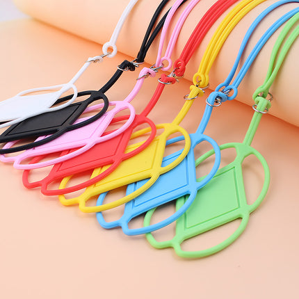 Cell Phone Lanyard Holder, Silicone Lanyard, Adjustable Phone Lanyards For Around The Neck, Compatible With Most Smartphones